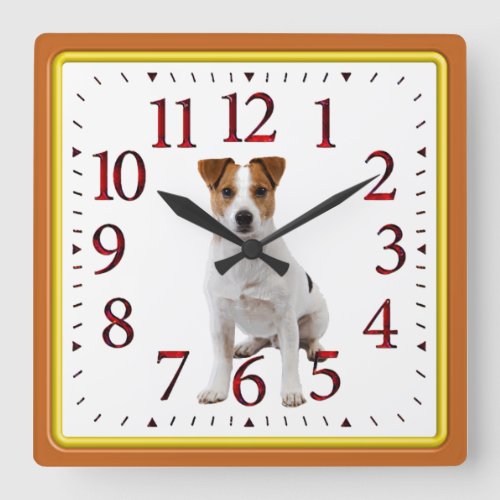 Jack Russell Acrylic Wall Clock