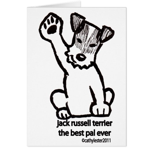 Jack Russell Best Pal Cards (Front)