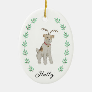 Jack Russell Christmas Ornament