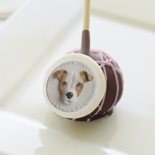 Jack Russell Dog 3D Inspired  Cake Pops