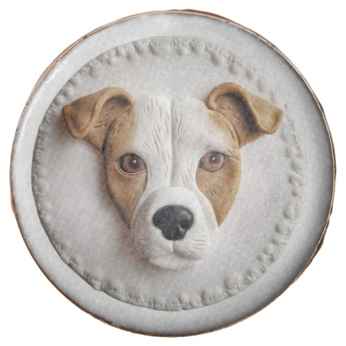 Jack Russell Dog 3D Inspired  Chocolate Covered Oreo