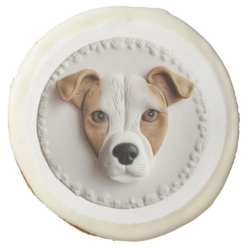 Jack Russell Dog 3D Inspired  Sugar Cookie
