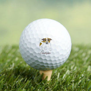 Jack Russell Dog Design Golf Balls