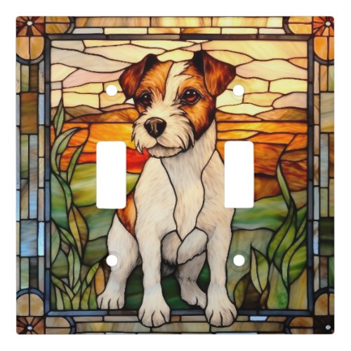 Jack Russell Dog Light Switch Cover