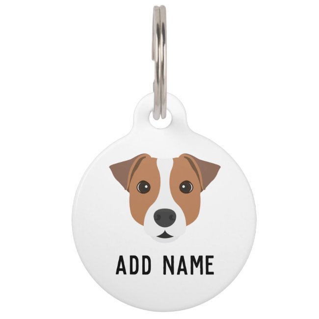 Jack Russell Dog Pet ID Tag