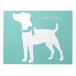 Jack Russell Dog Terrier Puppy Notepad