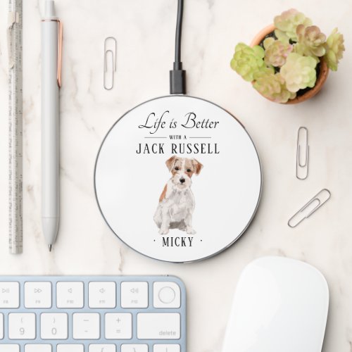 Jack Russell Dog WIRELESS CHARGER 