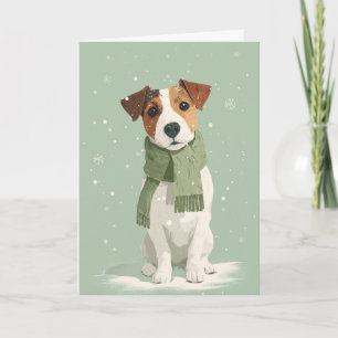 Jack Russell Holiday Greeting Card