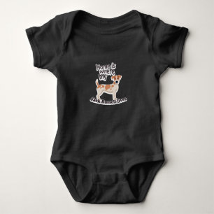 Jack Russell Home Baby Bodysuit