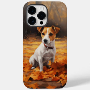 Jack Russell in Autumn Leaves Fall Inspire Case-Mate iPhone 14 Pro Max Case