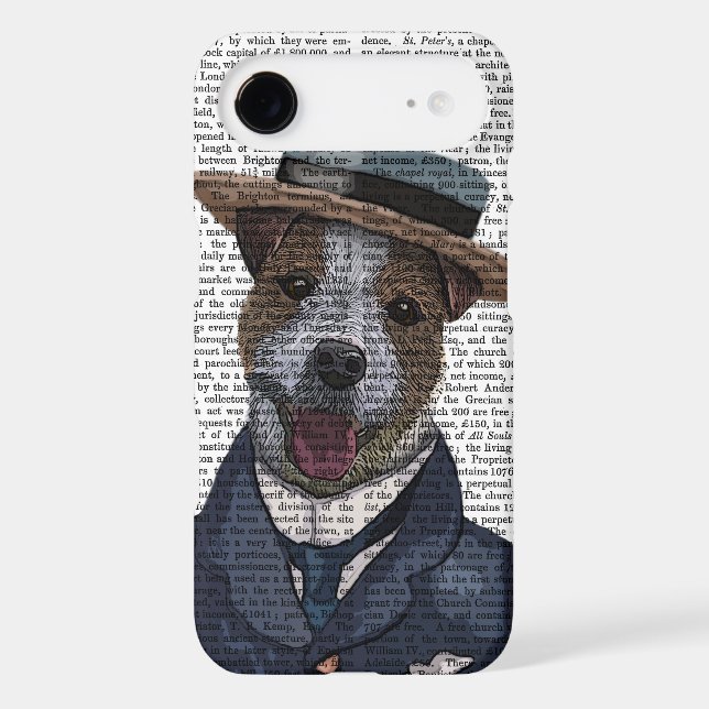 Jack Russell in Boater 2 Case-Mate iPhone Case (Back)