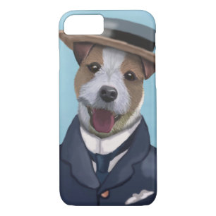 Jack Russell in Boater iPhone 8/7 Case