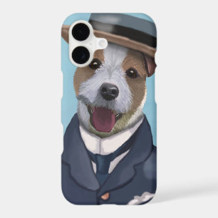 Jack Russell in Boater iPhone 17 Case