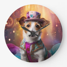 Jack Russell in Colorful Costume