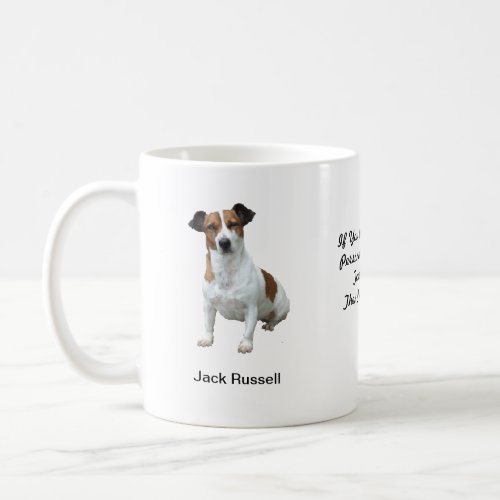 Jack Russell Mug _ With two images and a motif