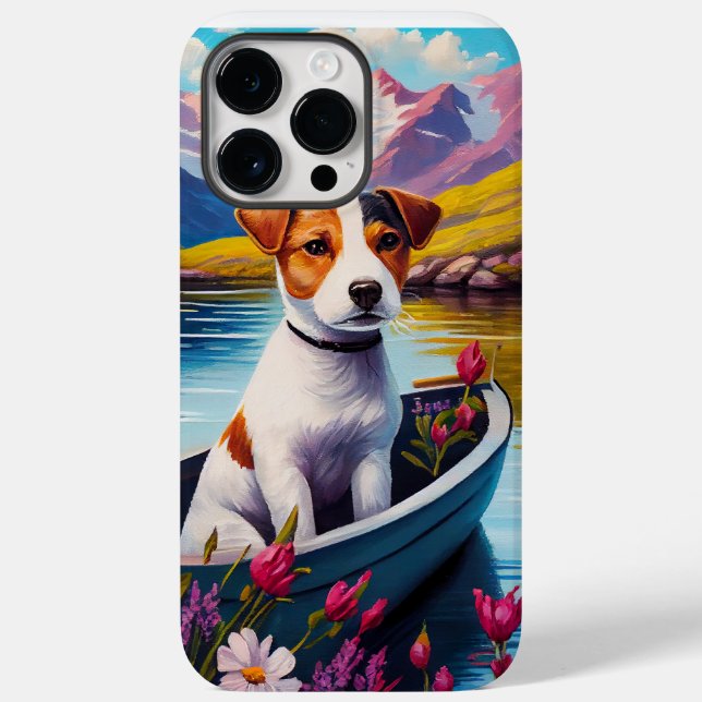 Jack Russell on a Paddle: A Scenic Adventure Case-Mate iPhone Case (Back)