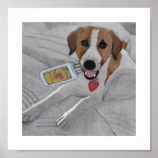 Jack Russell Original Art poster* Poster (Front)