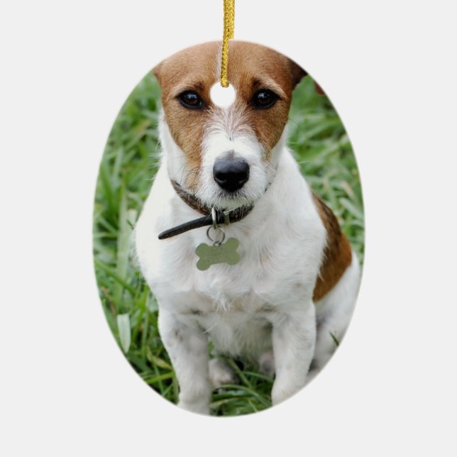 Jack Russell Ornament (Front)