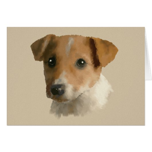 Jack Russell Puppy Cards (Front Horizontal)