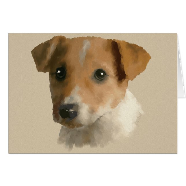 Jack Russell Puppy Cards (Front Horizontal)
