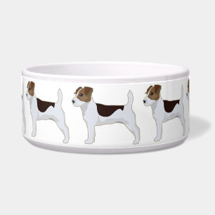 Jack Russell Terrier Basic Breed Illustration Bowl