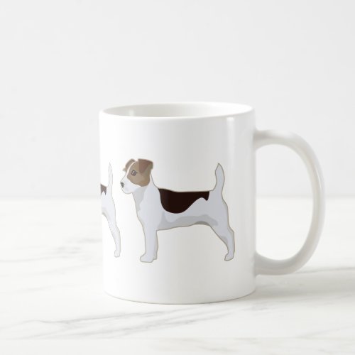 Jack Russell Terrier Basic Breed Illustration Coffee Mug