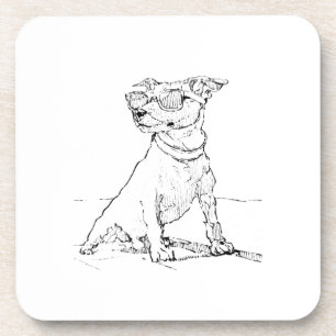 Jack Russell Terrier Beverage Coaster