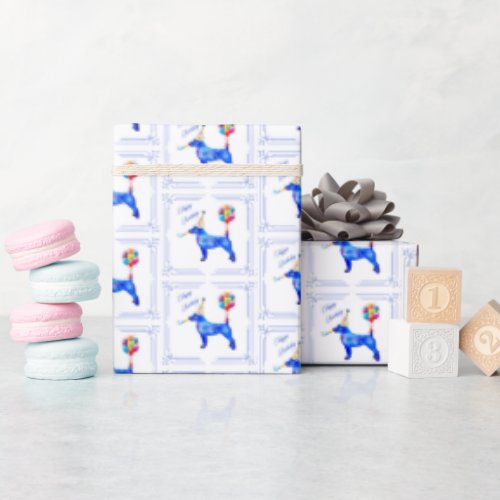 Jack Russell Terrier Birthday Wrapping Paper