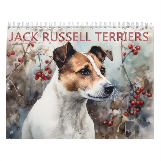 Jack Russell Terrier Calendar, any year Calendar (Cover)