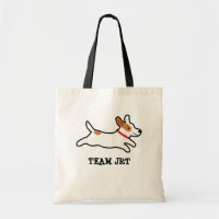 Jack Russell Terrier Cartoon Dog with Custom Text