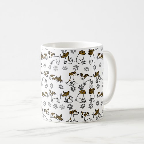 Jack Russell Terrier Cartoon Mug