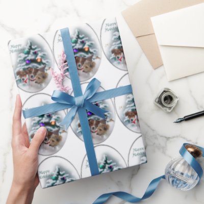 Jack Russell Terrier Christmas Wrapping Paper