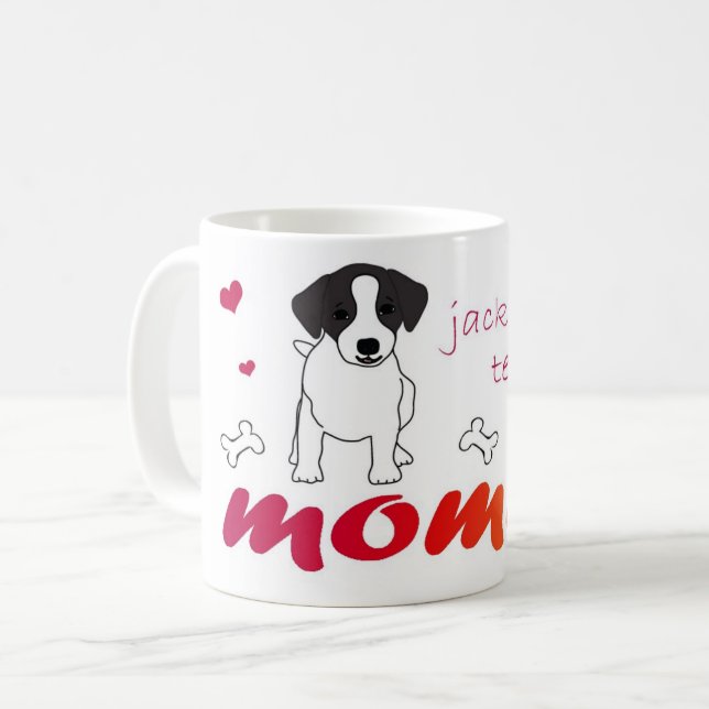 jack russell terrier coffee mug (Front Left)