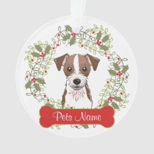 Jack Russell Terrier Customizable Ornament