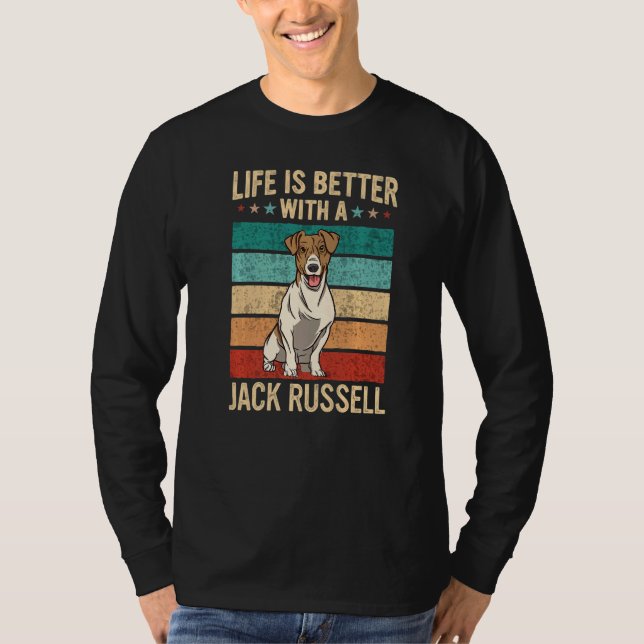 Jack Russell Terrier Dog  2 T-Shirt (Front)