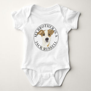 Jack Russell Terrier Dog Baby Bodysuit