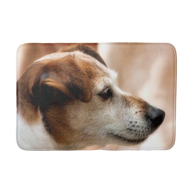 JACK RUSSELL TERRIER DOG BATHROOM MAT (Front)