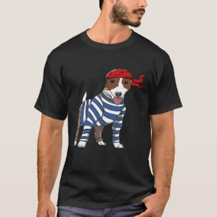 Jack Russell Terrier Dog Breeds As A Pirate Sweet T-Shirt