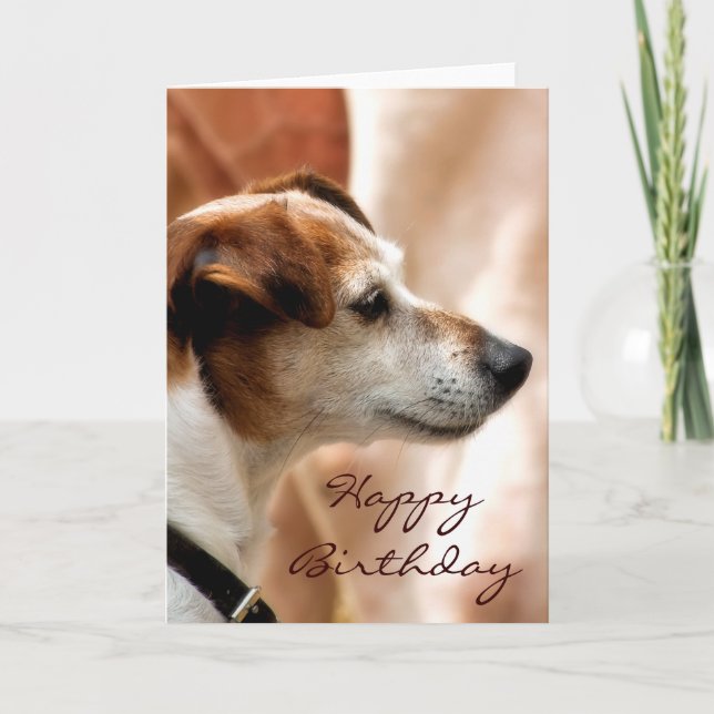 JACK RUSSELL TERRIER DOG CARD (Front)