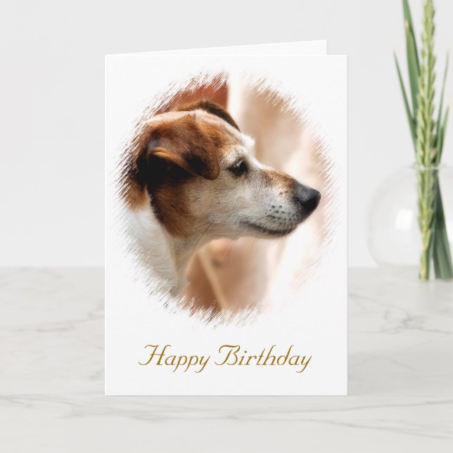JACK RUSSELL TERRIER DOG CARD (Front)