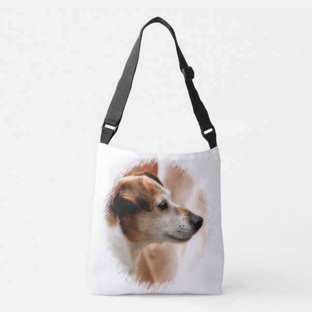 JACK RUSSELL TERRIER DOG CROSSBODY BAG (Front)