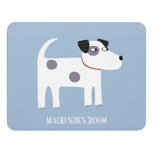 Jack Russell Terrier Dog Custom Name Door Sign