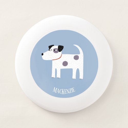 Jack Russell Terrier Dog Custom Name Wham_O Frisbee