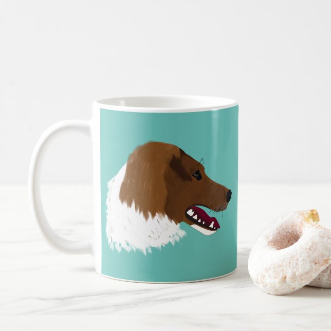 Jack Russell Terrier Dog Cute Coffee Mug (With Donut)