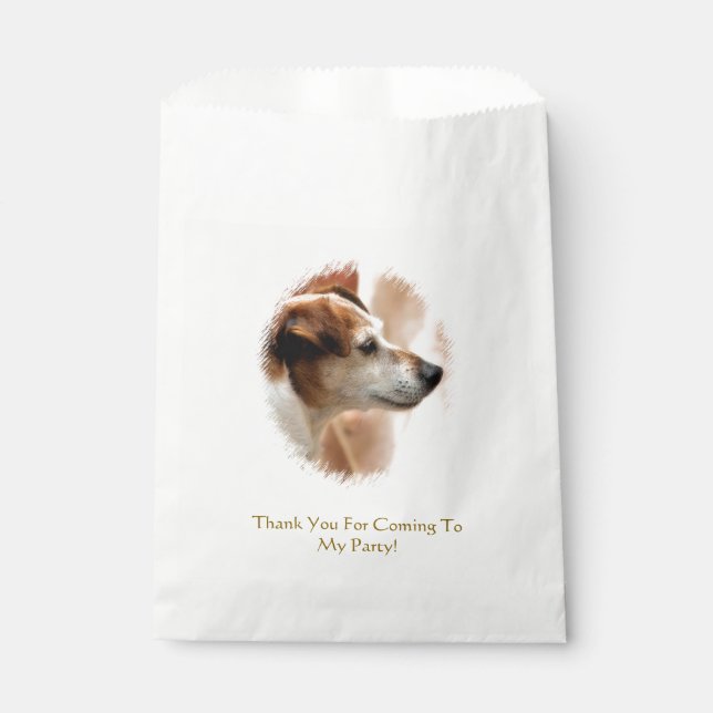 JACK RUSSELL TERRIER DOG FAVOR BAG (Front)