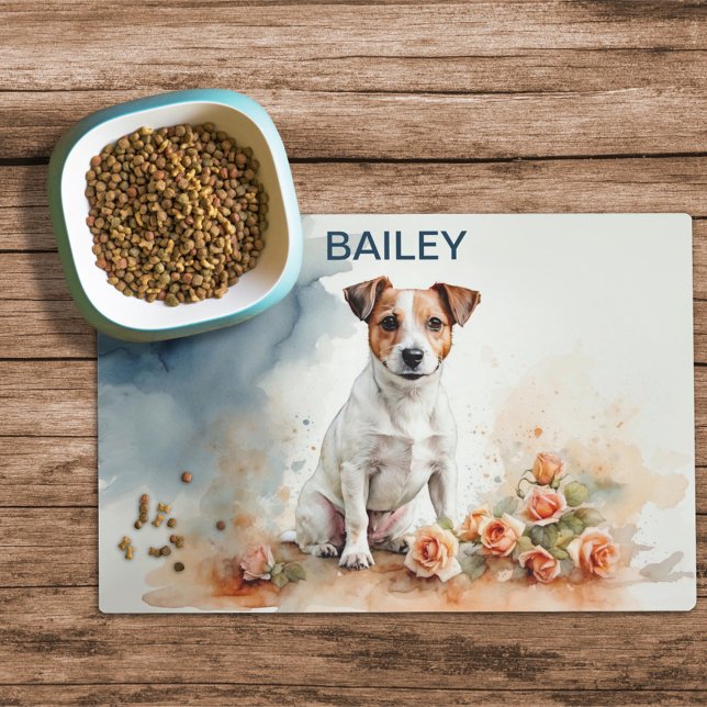 Jack Russell Terrier Dog Food Mat (Creator Uploaded)