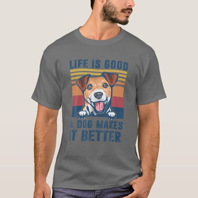 Jack Russell Terrier Dog Gifts Funny Jack Russell T-Shirt (Front)