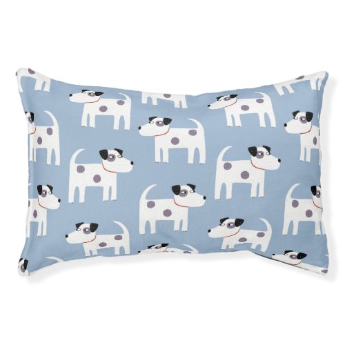 Jack Russell Terrier Dog Pattern Pet Bed