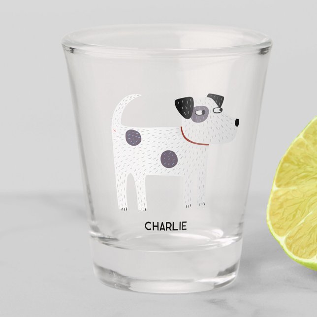 Jack Russell Terrier Dog Personalized Shot Glass (Creator Uploaded)