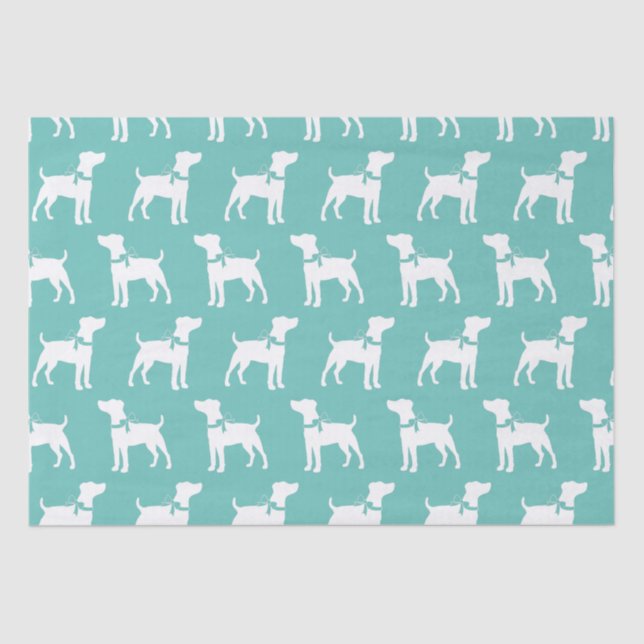 Jack Russell Terrier Dog Puppy Tissue Paper (Front)